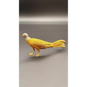 18-karat Gold Bird Brooch