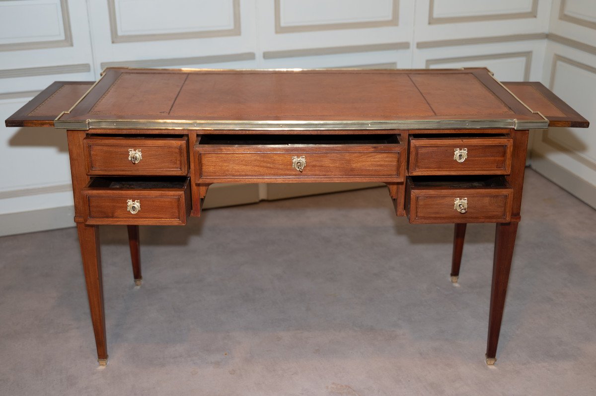 Double-sided Mahogany Directoire Desk-photo-4