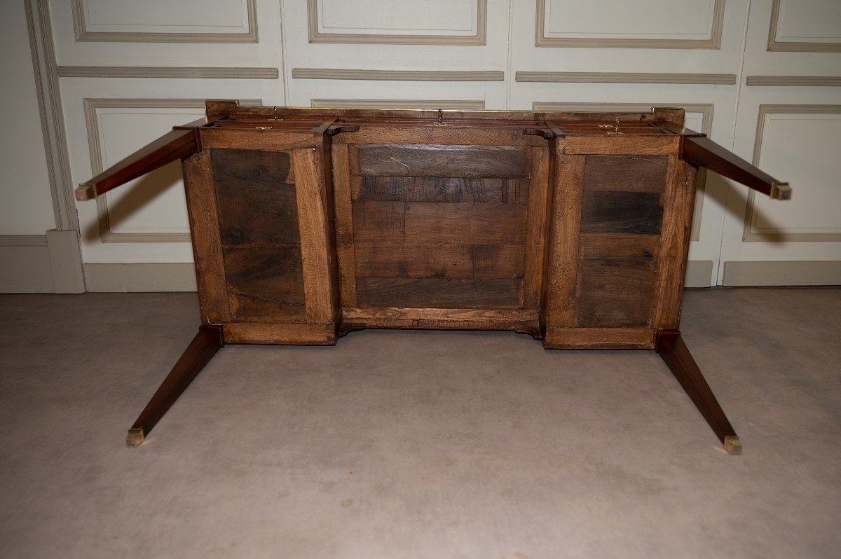 Double-sided Mahogany Directoire Desk-photo-2