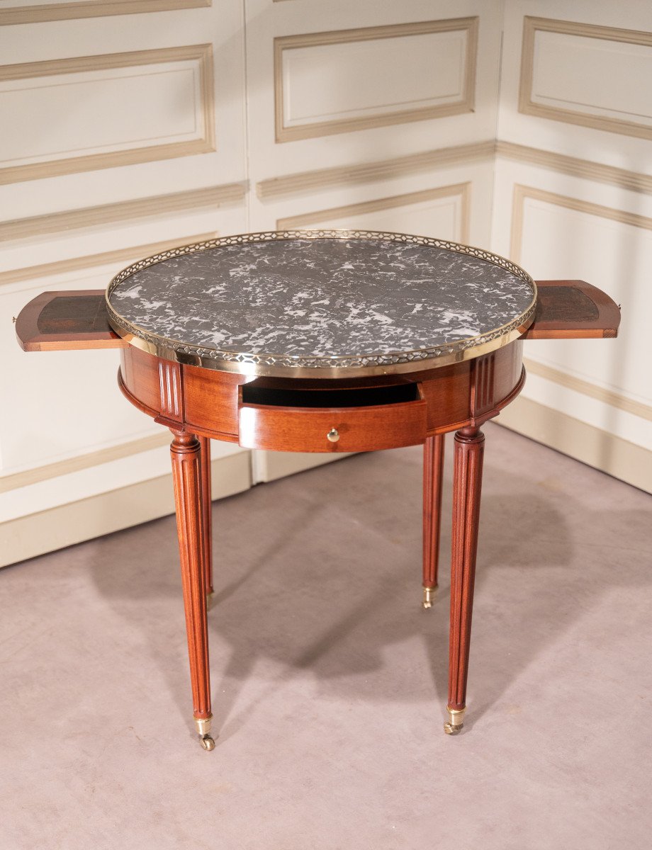 Table Bouillotte d'époque Louis XVI-photo-2