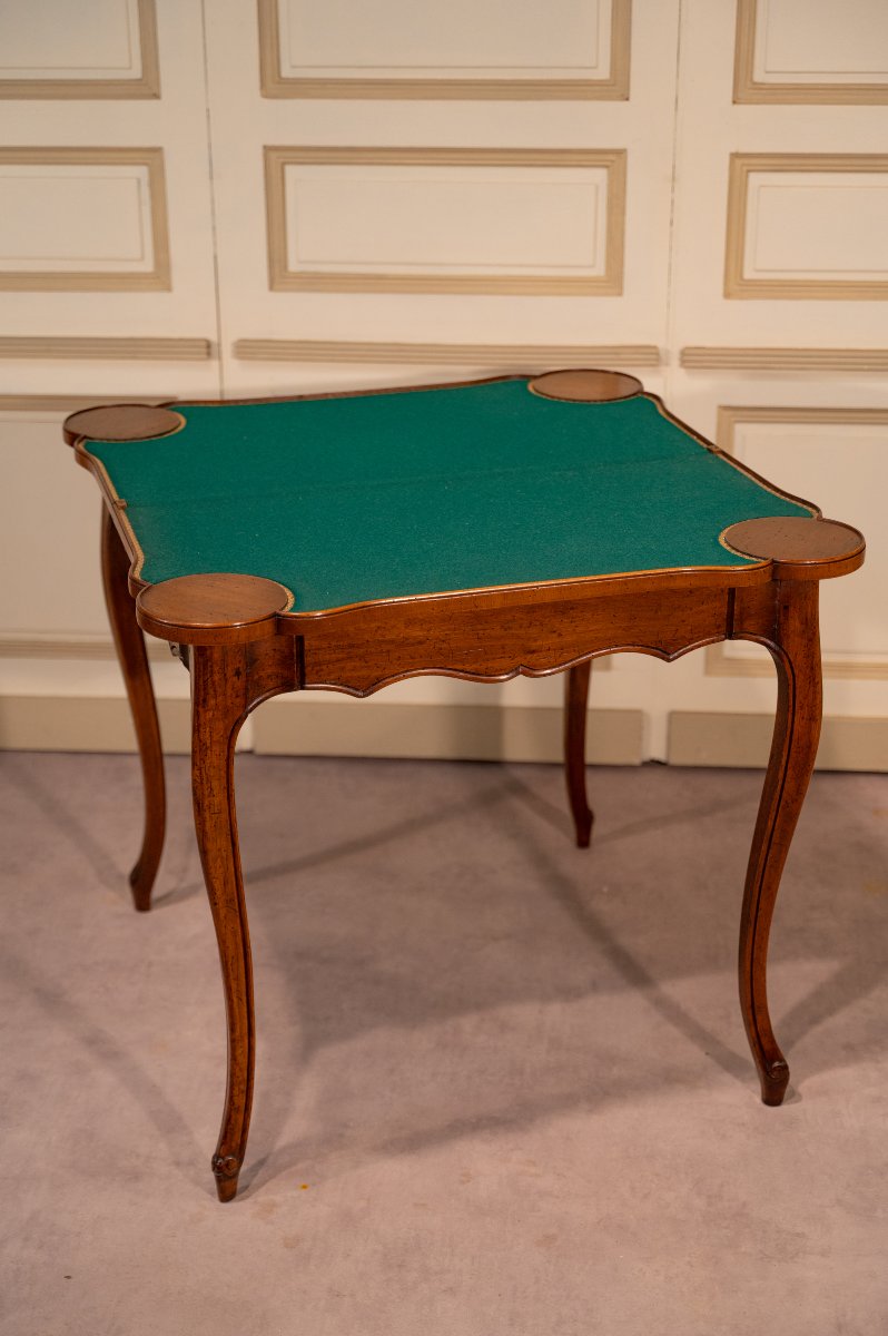 Louis XV Style Games Table-photo-2