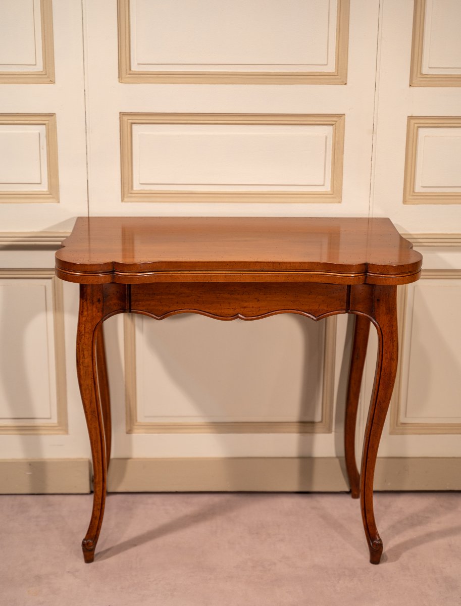 Louis XV Style Games Table-photo-2