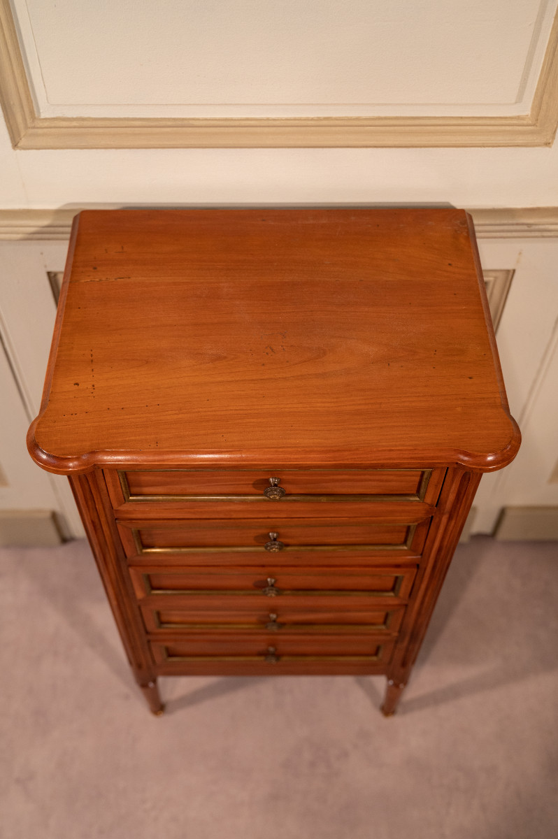 Table De Chevet De Style Louis XVI-photo-1