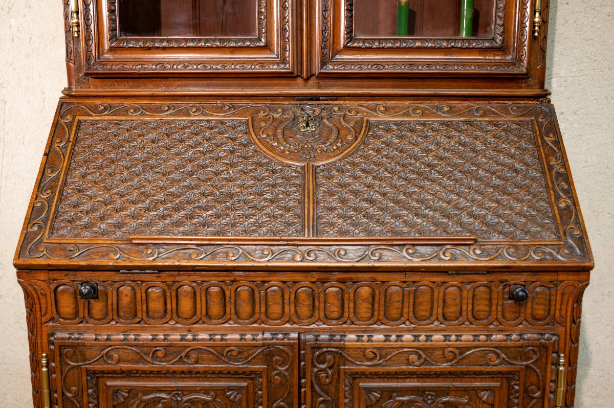 18th Century Walnut Chest Of Drawers From Nantes-photo-2