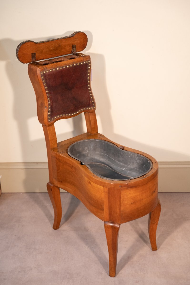 Louis XV Style Commode Chair-photo-2