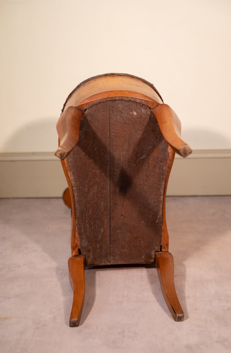 Louis XV Style Commode Chair-photo-4