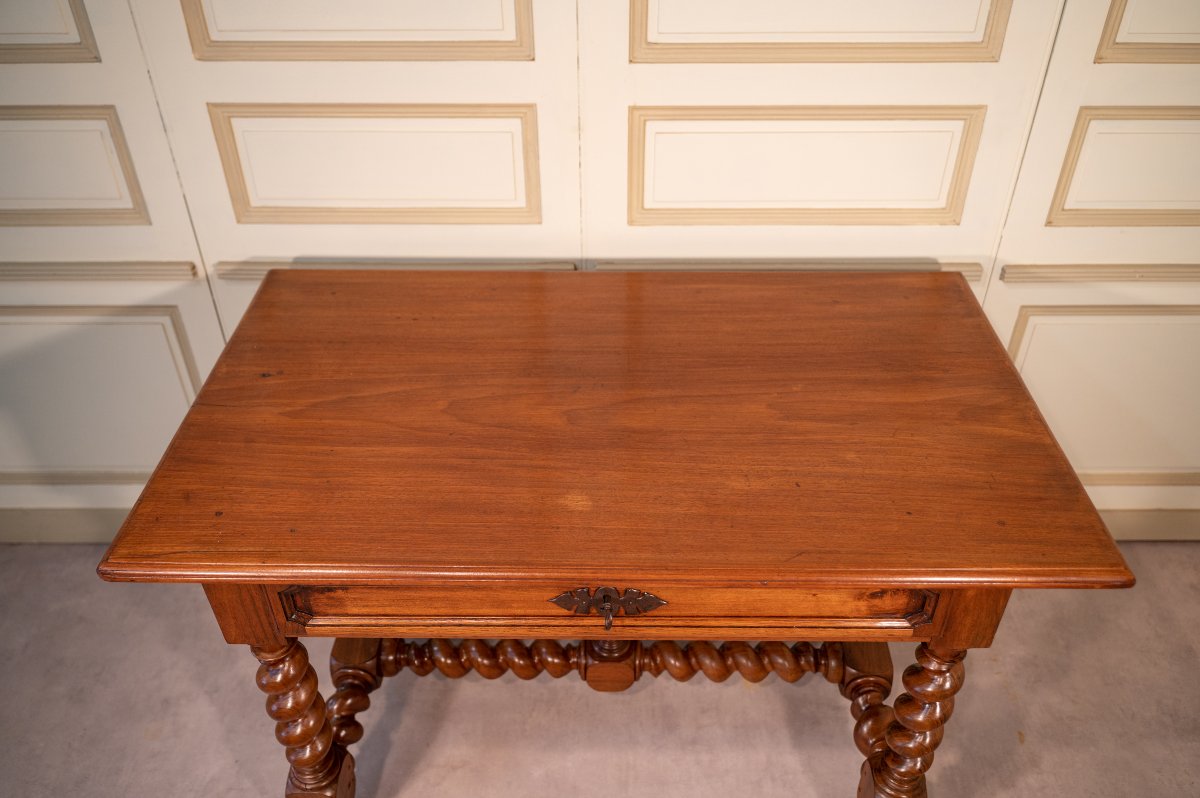 Louis XIII Bordeaux Writing Table-photo-3