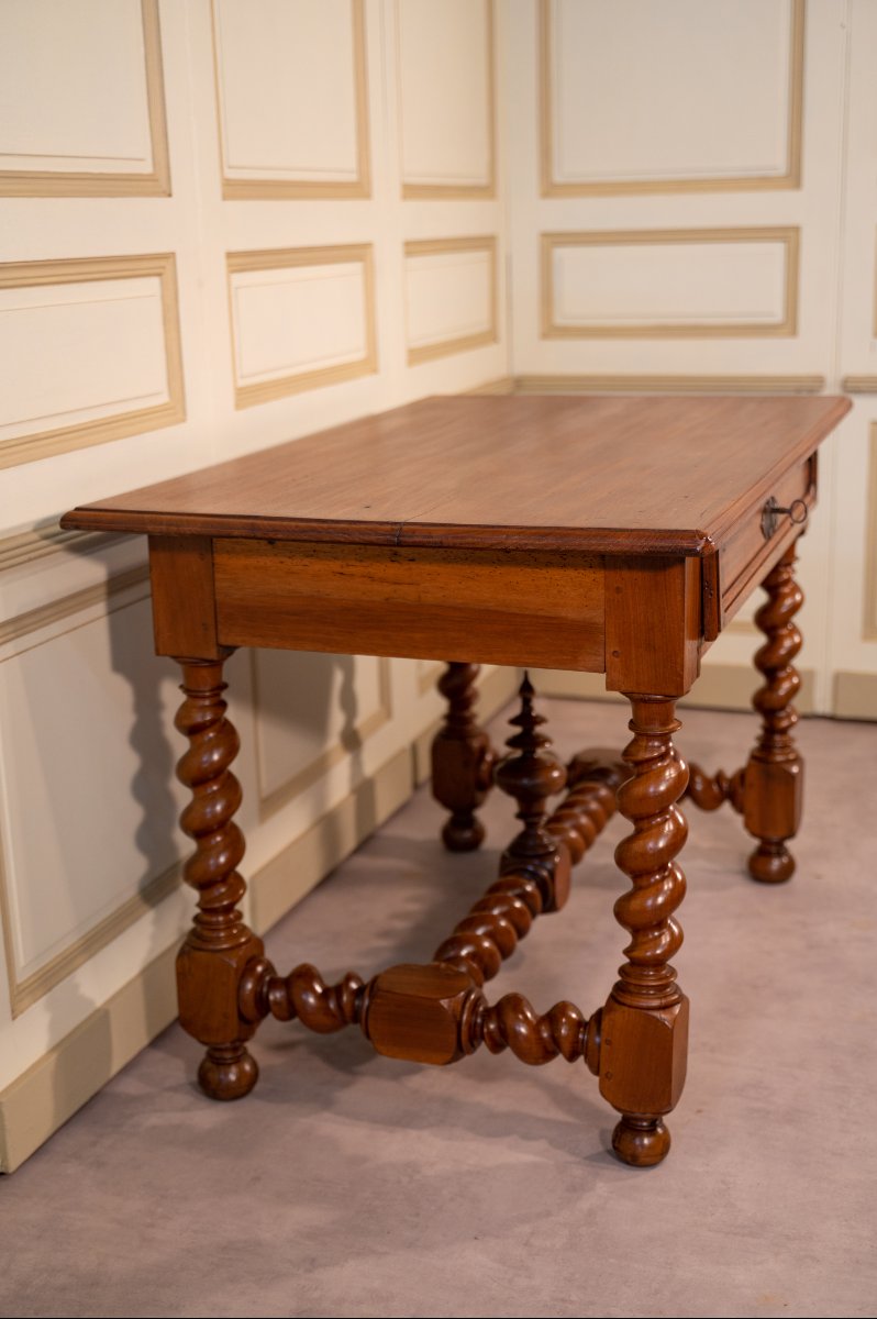 Louis XIII Bordeaux Writing Table-photo-2