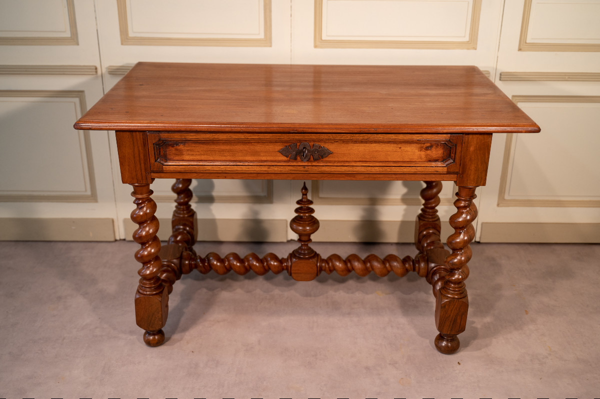 Louis XIII Bordeaux Writing Table