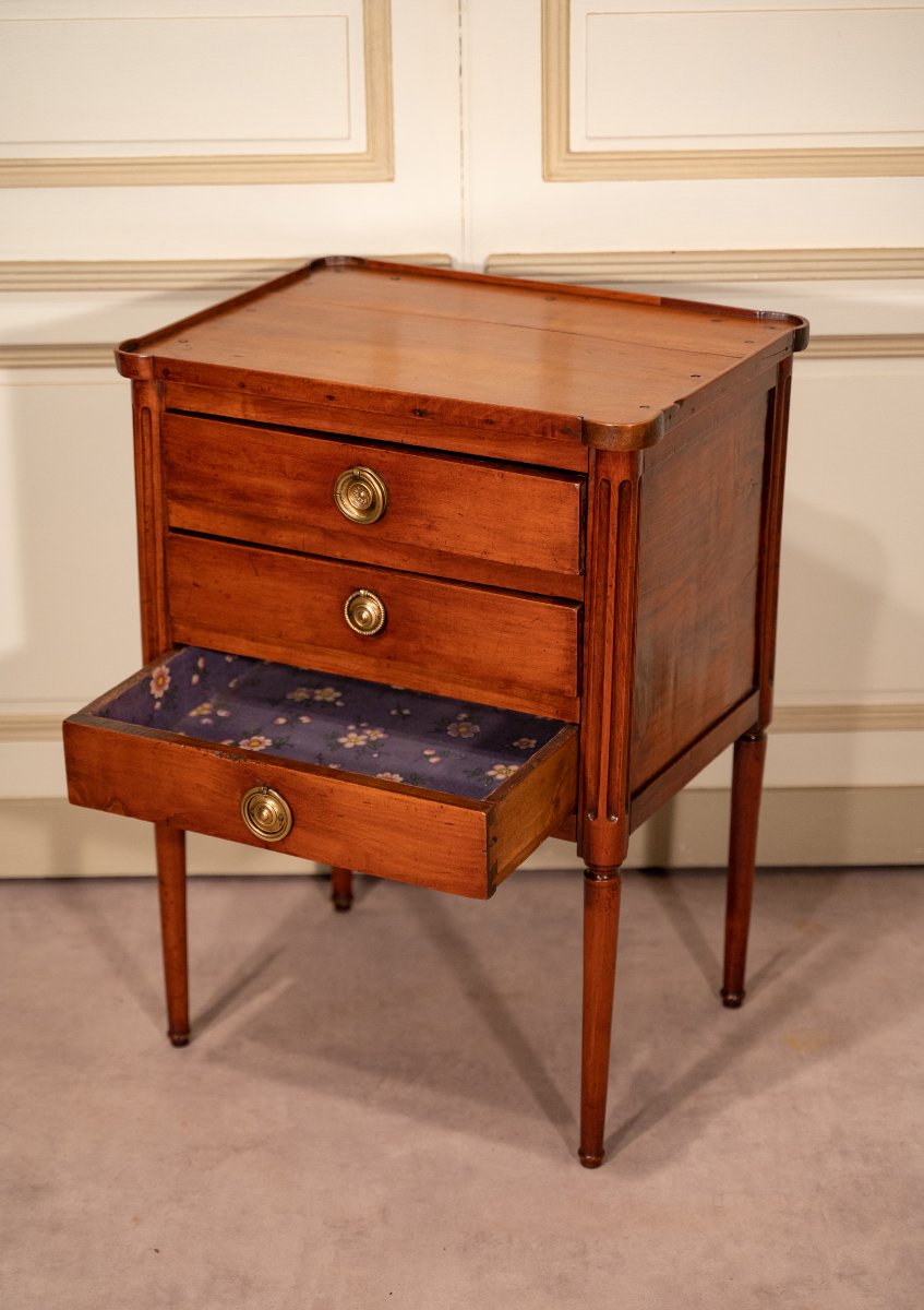 Louis XVI Period Chiffonier Table-photo-4