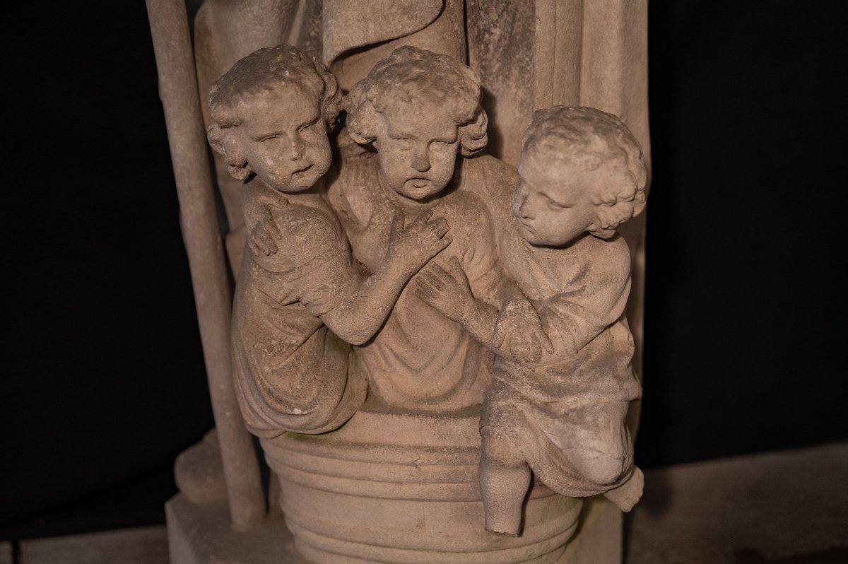 Stone Sculpture Of Saint Nicholas-photo-4