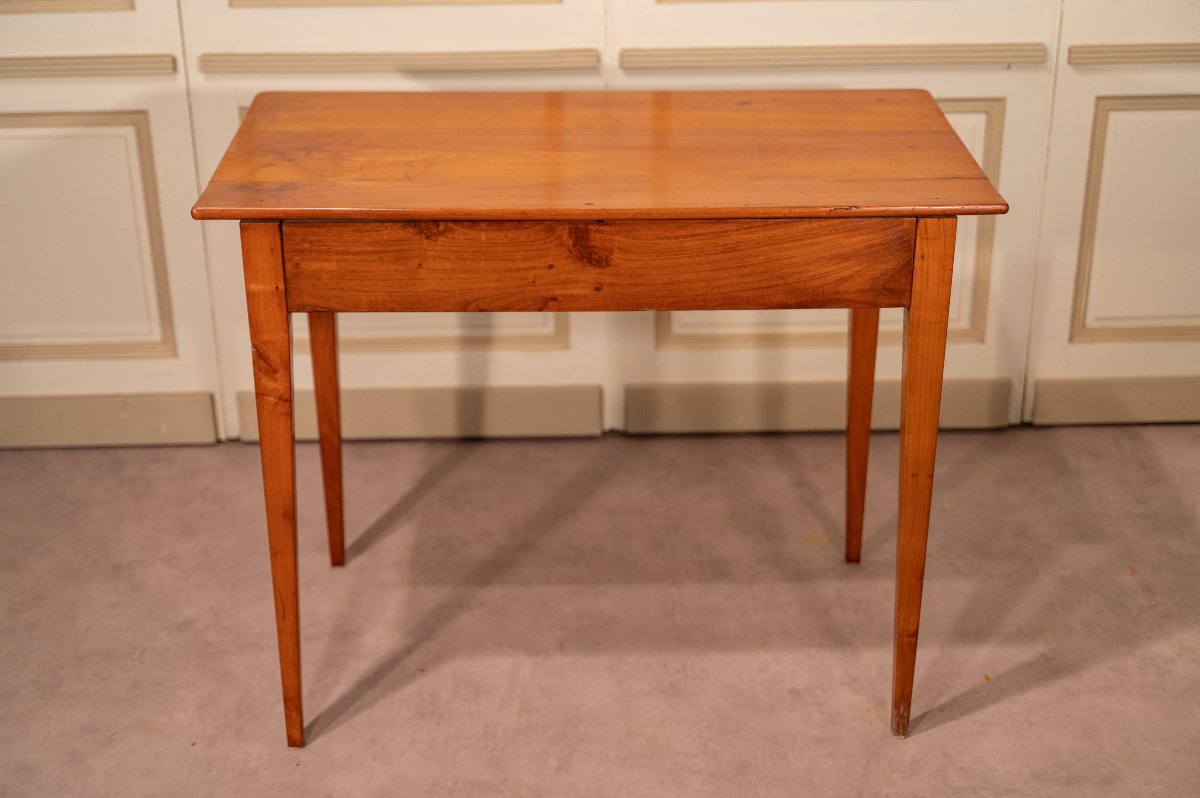 Table à écrire de style Directoire en merisier-photo-4