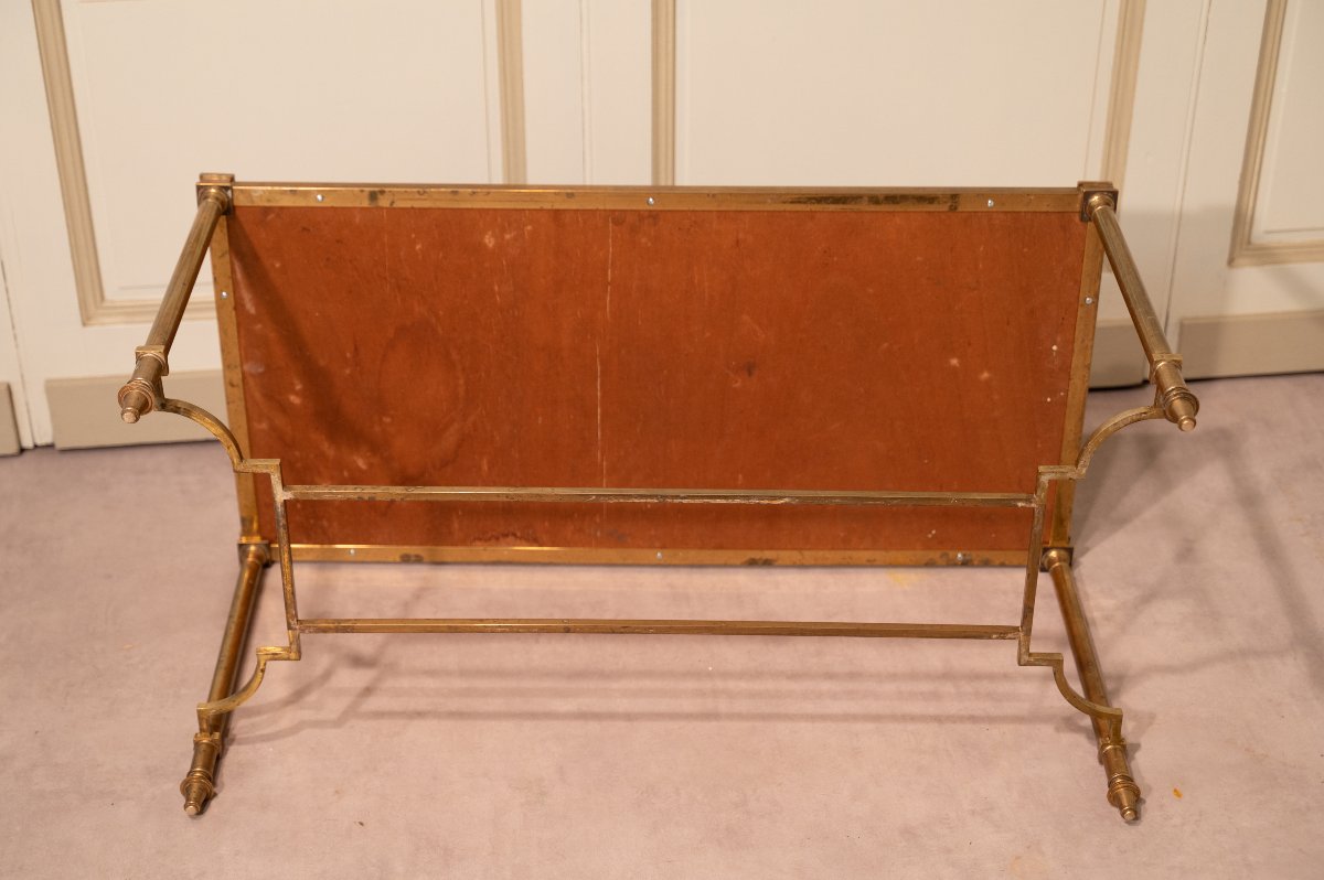  Table basse en laiton, dans le goût de la maison Baguès-photo-2