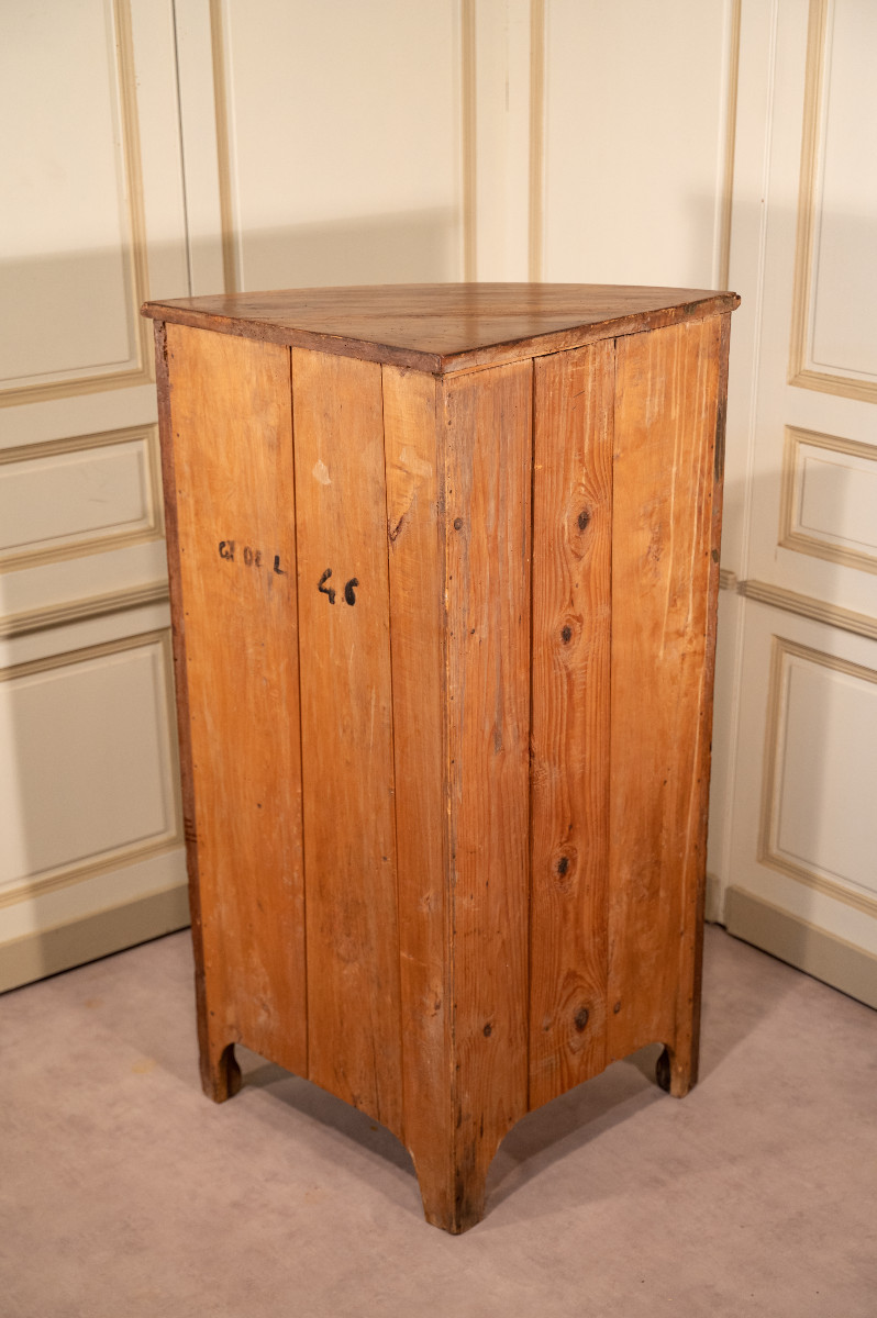 Louis XV Style Curved Corner Cabinet-photo-1