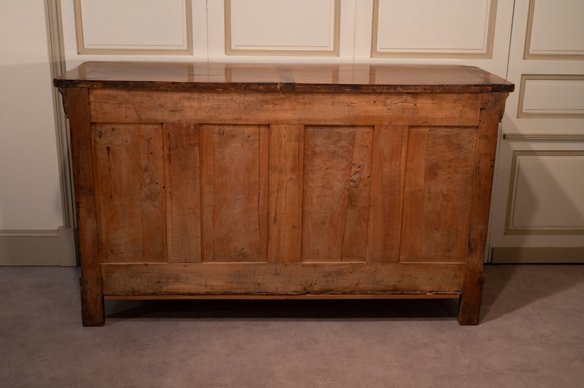 Restoration-style Sideboard In Light Walnut, Mid-19th Century-photo-5