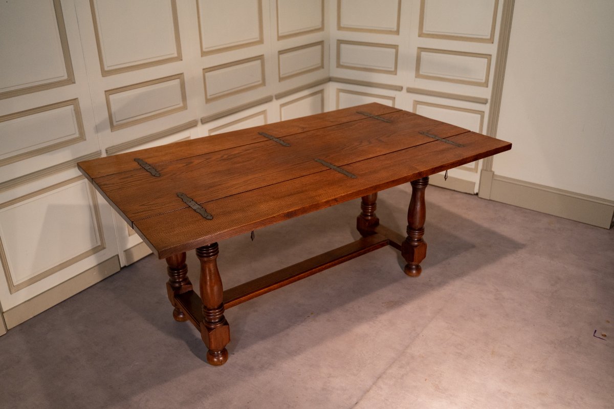 Hunting Table With Hinged Top-photo-2