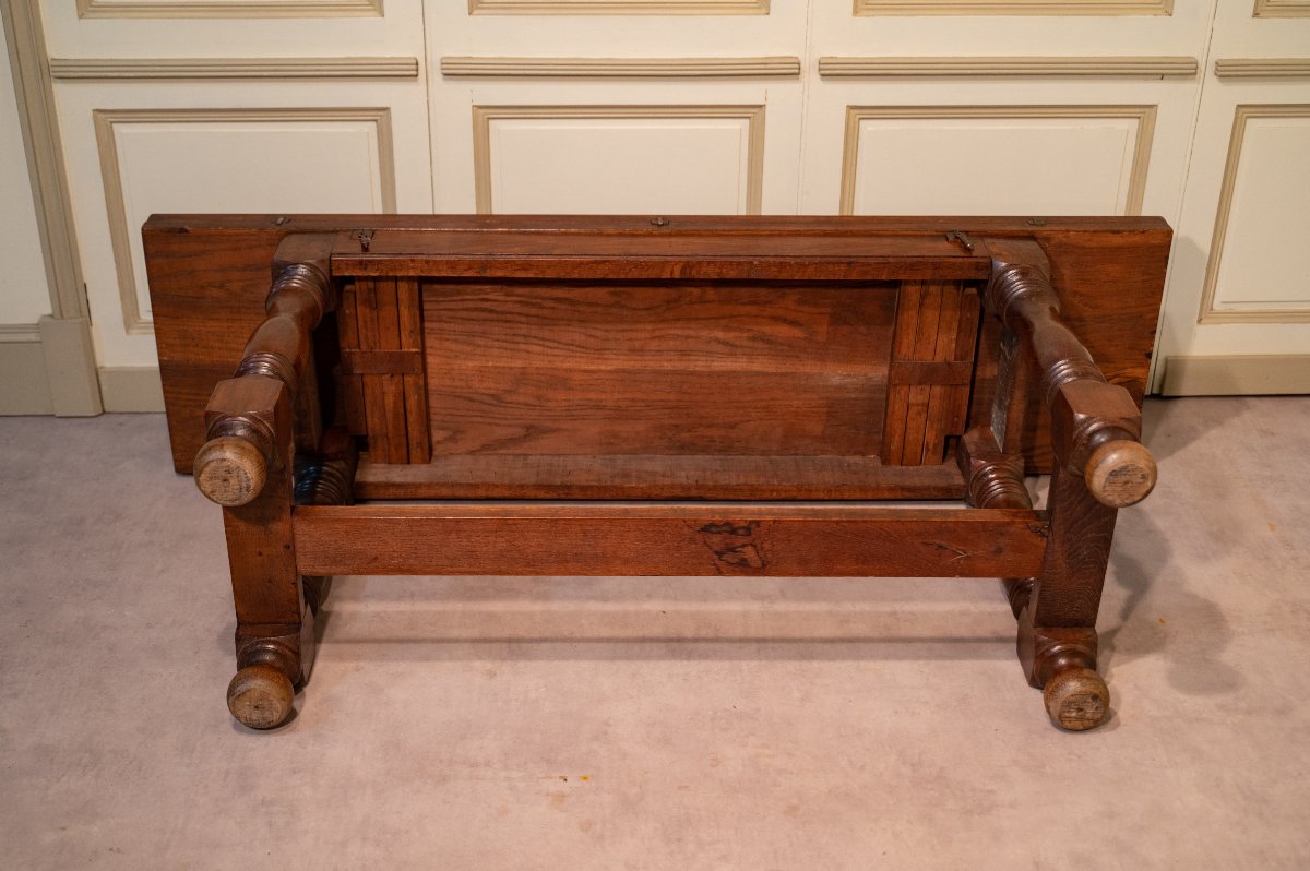 Hunting Table With Hinged Top-photo-1
