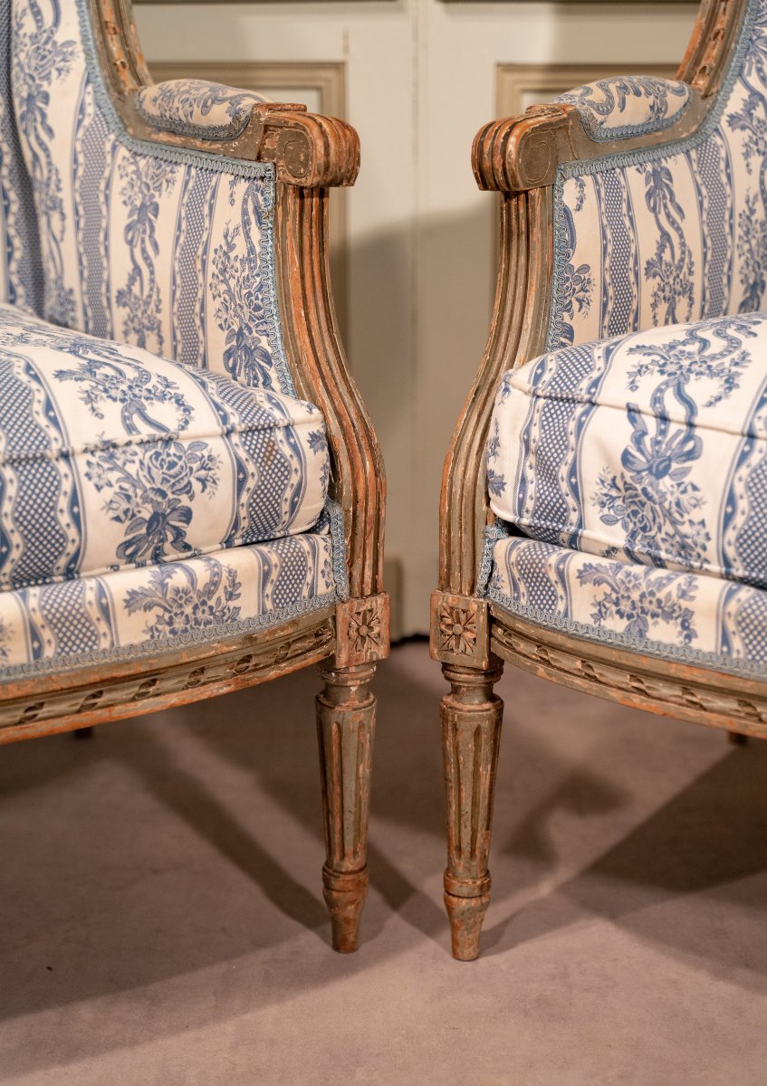 Pair Of Wingback Chairs-photo-3