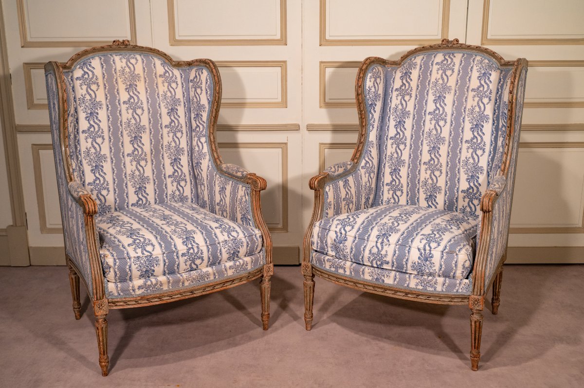 Pair Of Wingback Chairs