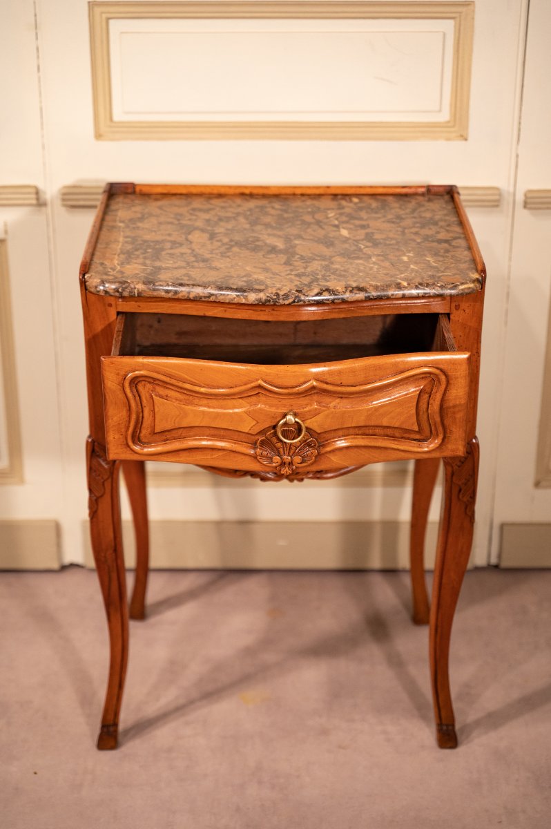 Walnut Wig-making Console Table, Southern France-photo-4