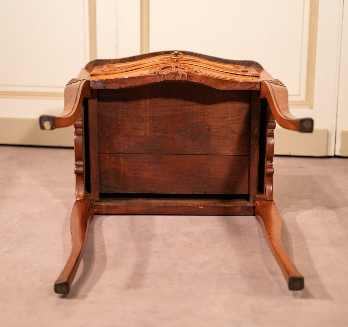 Walnut Wig-making Console Table, Southern France-photo-1