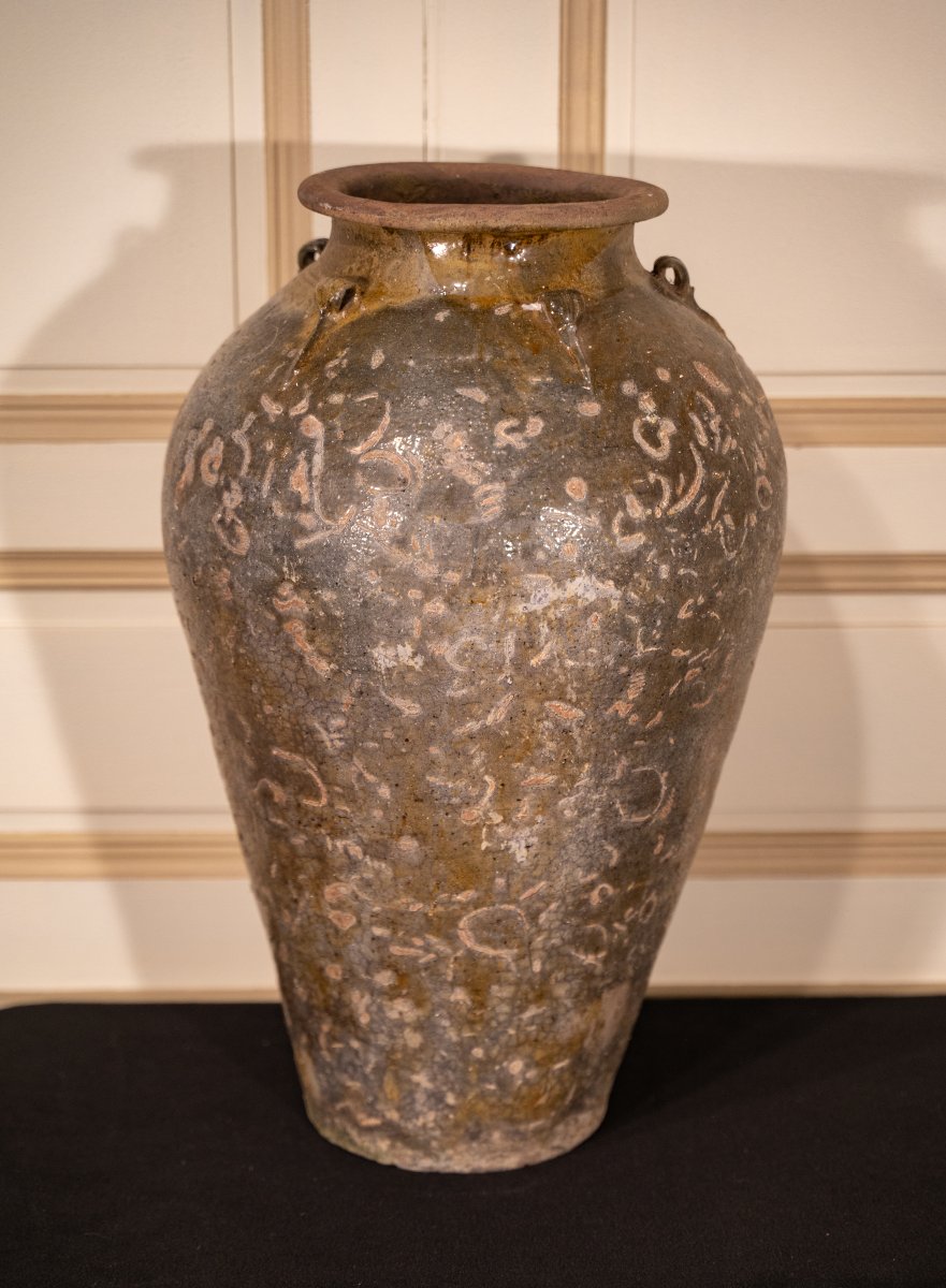 Glazed Oil Jar