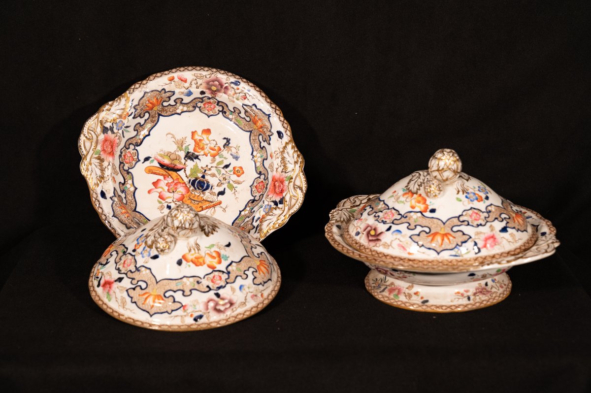 Pair Of Mintons Vegetable Bowls-photo-2