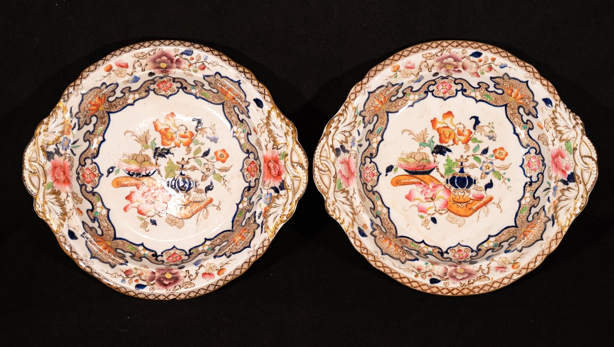 Pair Of Mintons Vegetable Bowls-photo-3