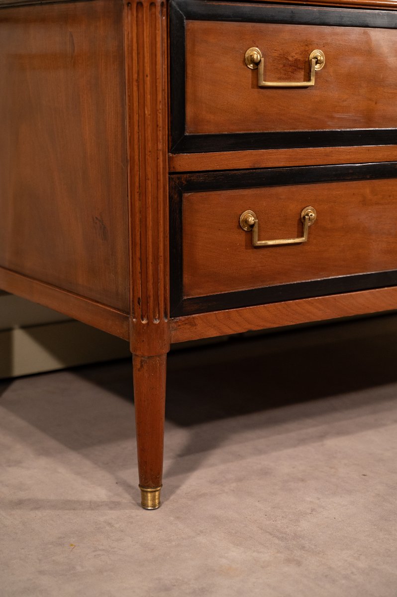 Commode Louis XVI en acajou-photo-3