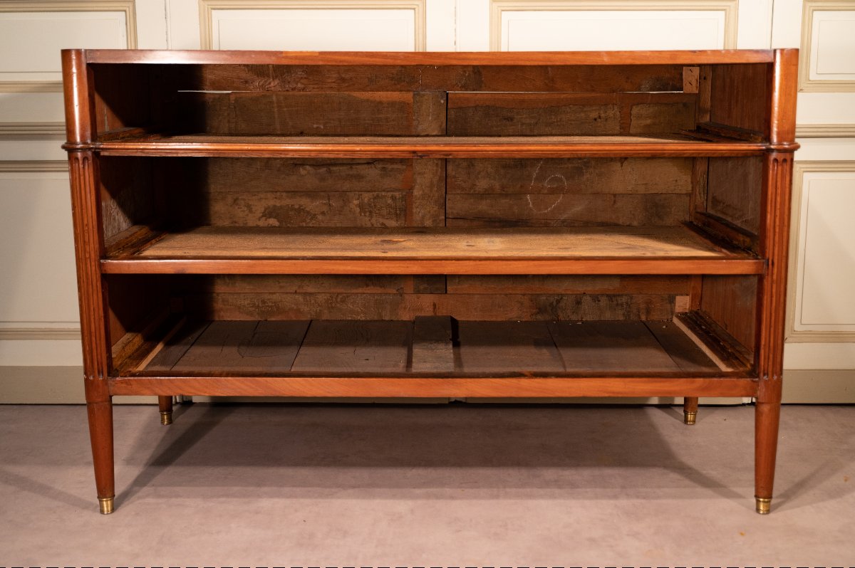 Commode Louis XVI en acajou-photo-2