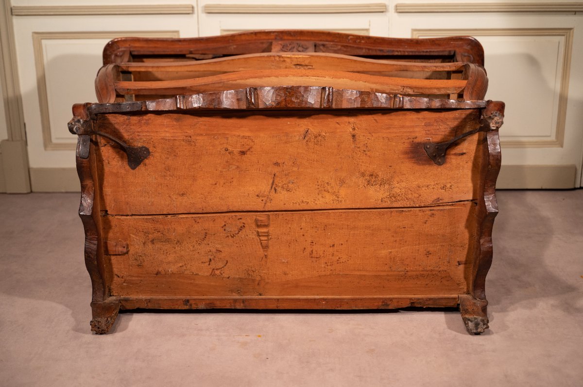 18th-century Louis XV Walnut Chest Of Drawers-photo-5