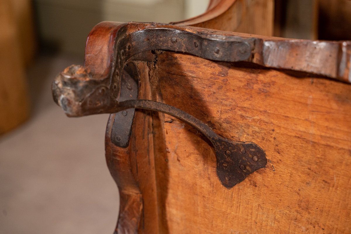 18th-century Louis XV Walnut Chest Of Drawers-photo-6