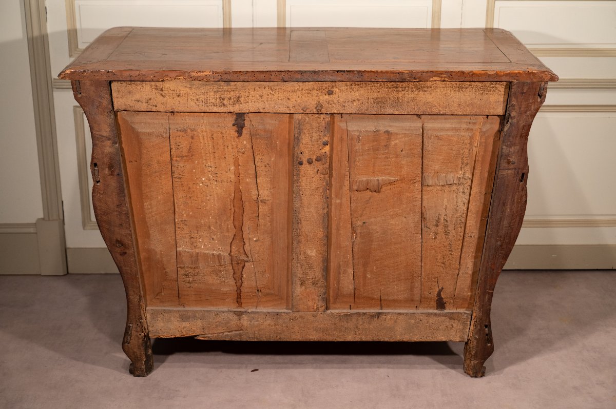 18th-century Louis XV Walnut Chest Of Drawers-photo-7