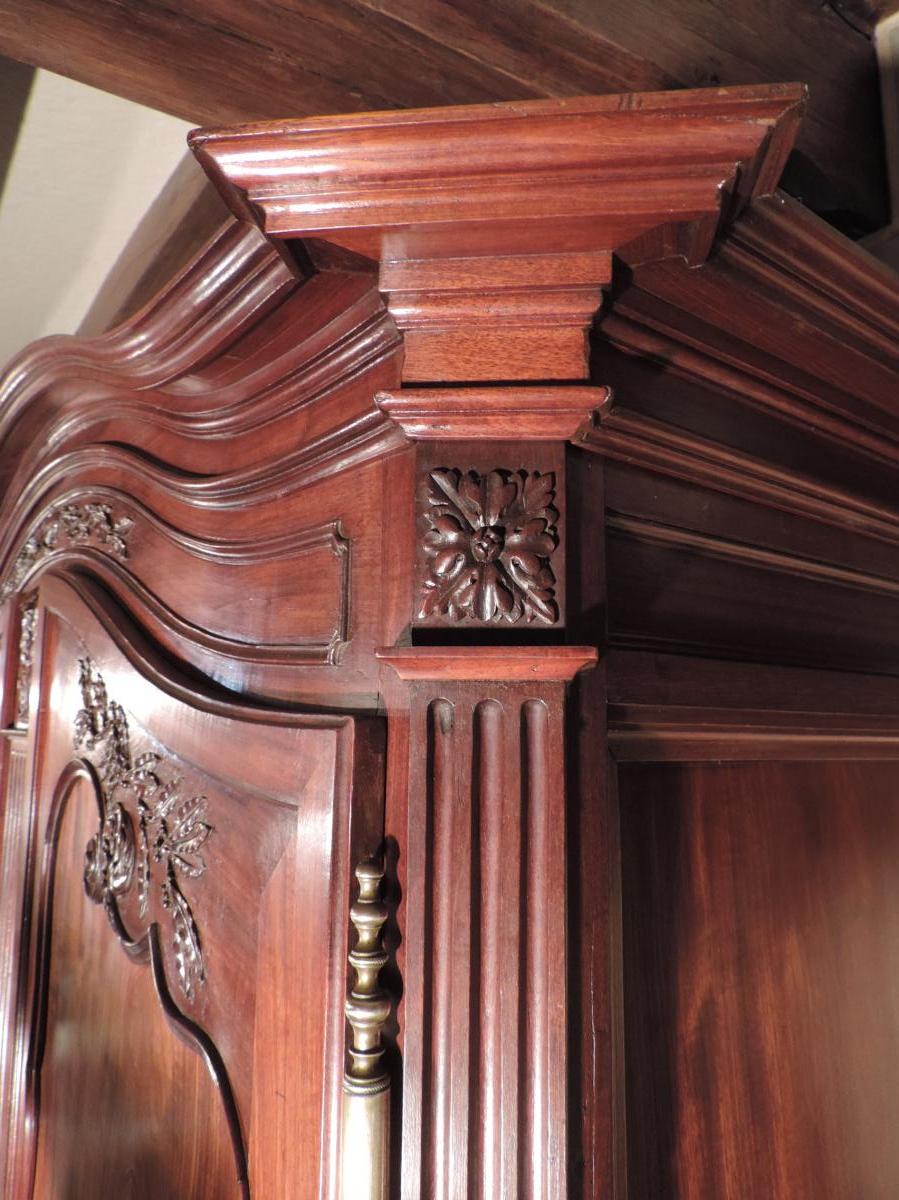 Wardrobe From Port Nantaise Mahogany-photo-4