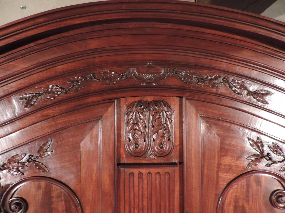 Wardrobe From Port Nantaise Mahogany-photo-1