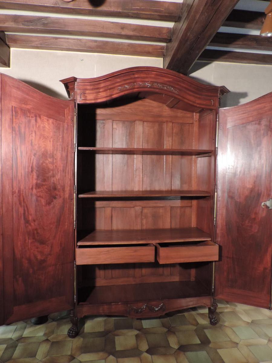 Wardrobe From Port Nantaise Mahogany-photo-4