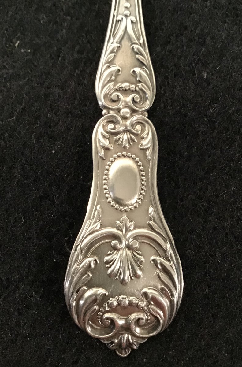 Spoon To Sprinkle In Sterling Silver XIXth-photo-4