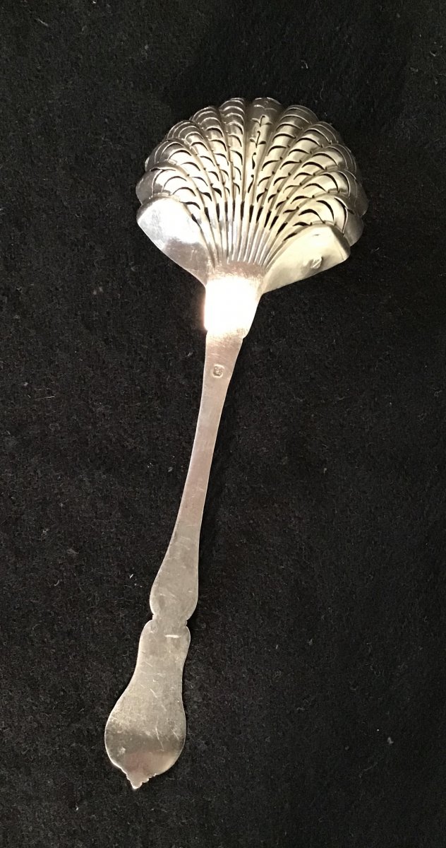 Spoon To Sprinkle In Sterling Silver XIXth-photo-2