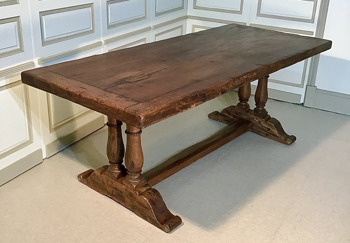 Table Dite « de Monastère » En Chêne Massif, Début XXème