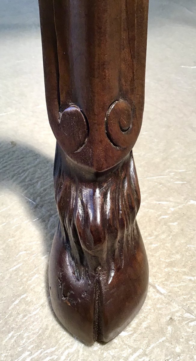 Fountain In Pewter And Walnut Work From The South Of France 18th Time-photo-8
