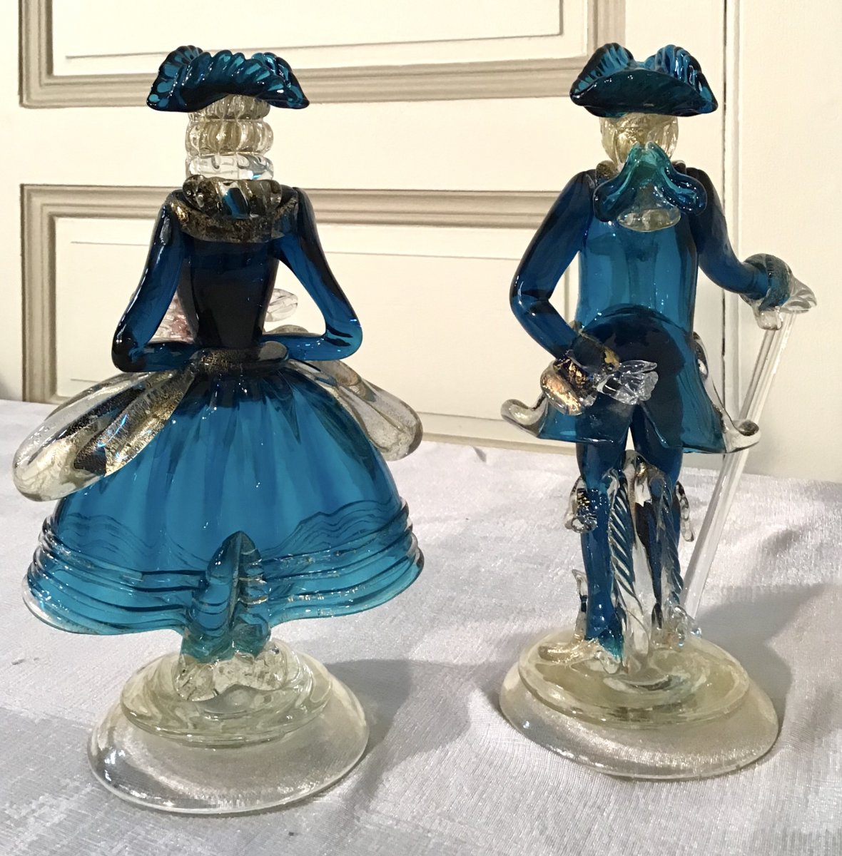 Murano Glass Dancers Circa 1950-1960-photo-3