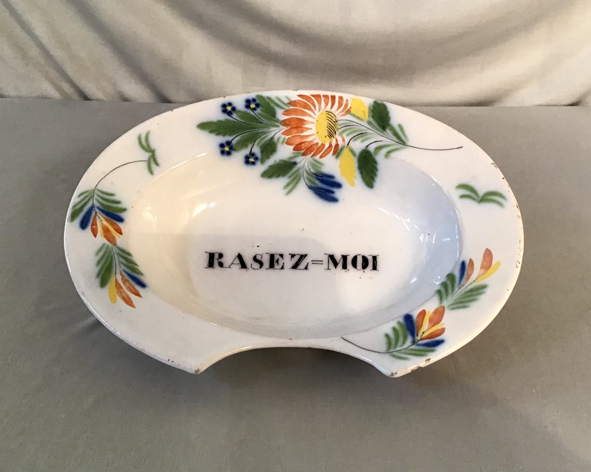 Luneville Faience Beard Dish 19th