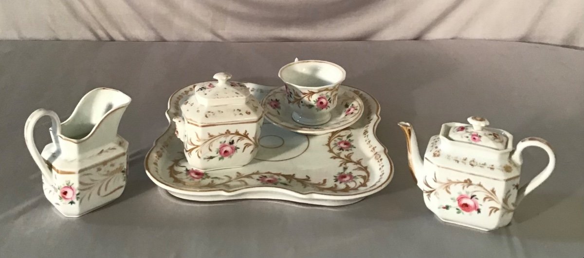 Paris Porcelain Solitaire, Louis Philippe Period-photo-2