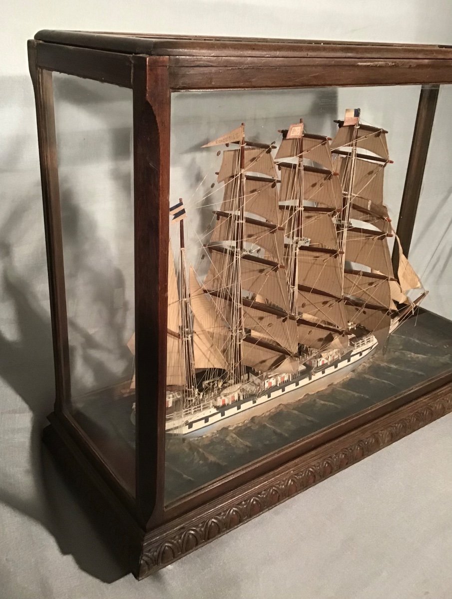 Maquette De Bateau, Fin 19ème -photo-3