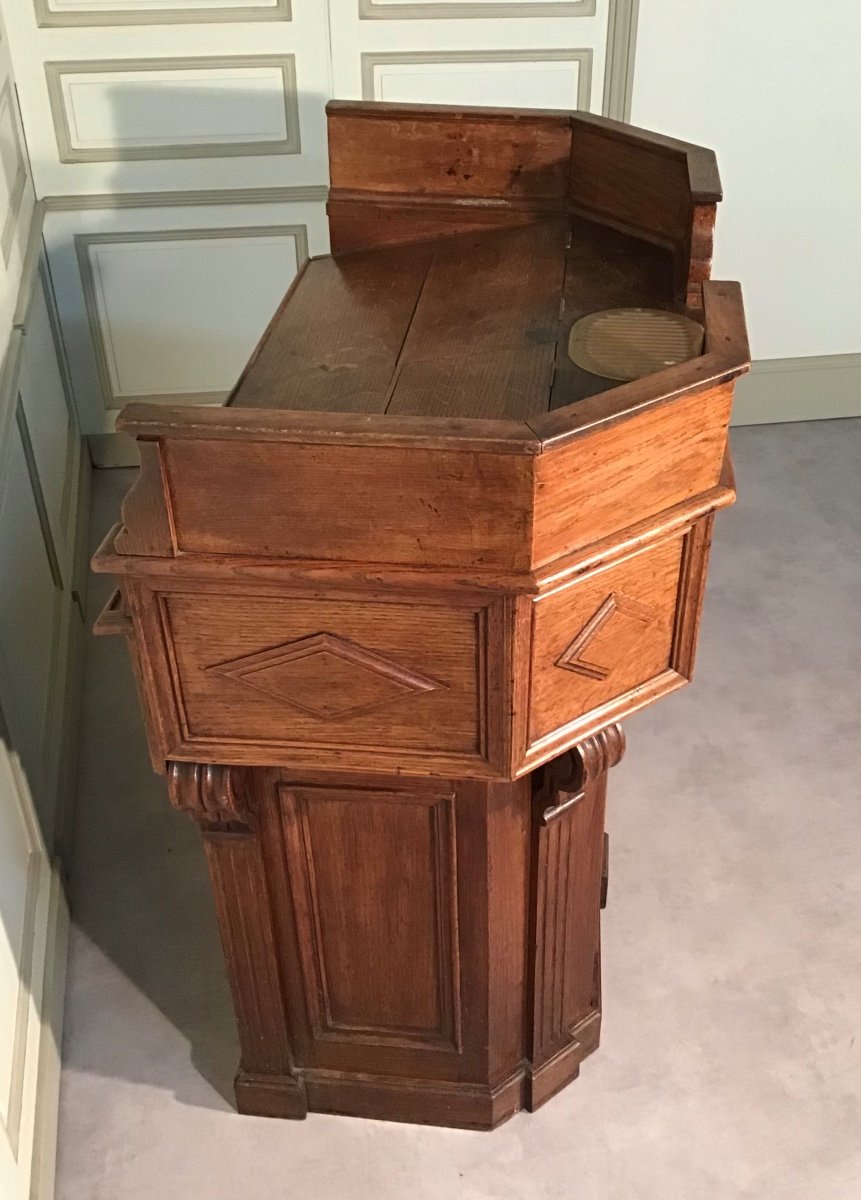 Caisse De Magasin En Chêne, Epoque Fin 19ème -photo-1