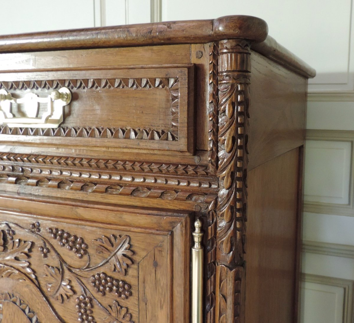 Buffet Bas Normand Said Norman Commode Du Bocage Virois, Mid 19th Time-photo-4