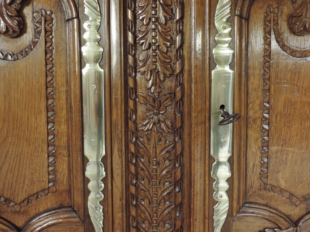 Buffet Bas Normand Said Norman Commode Du Bocage Virois, Mid 19th Time-photo-3