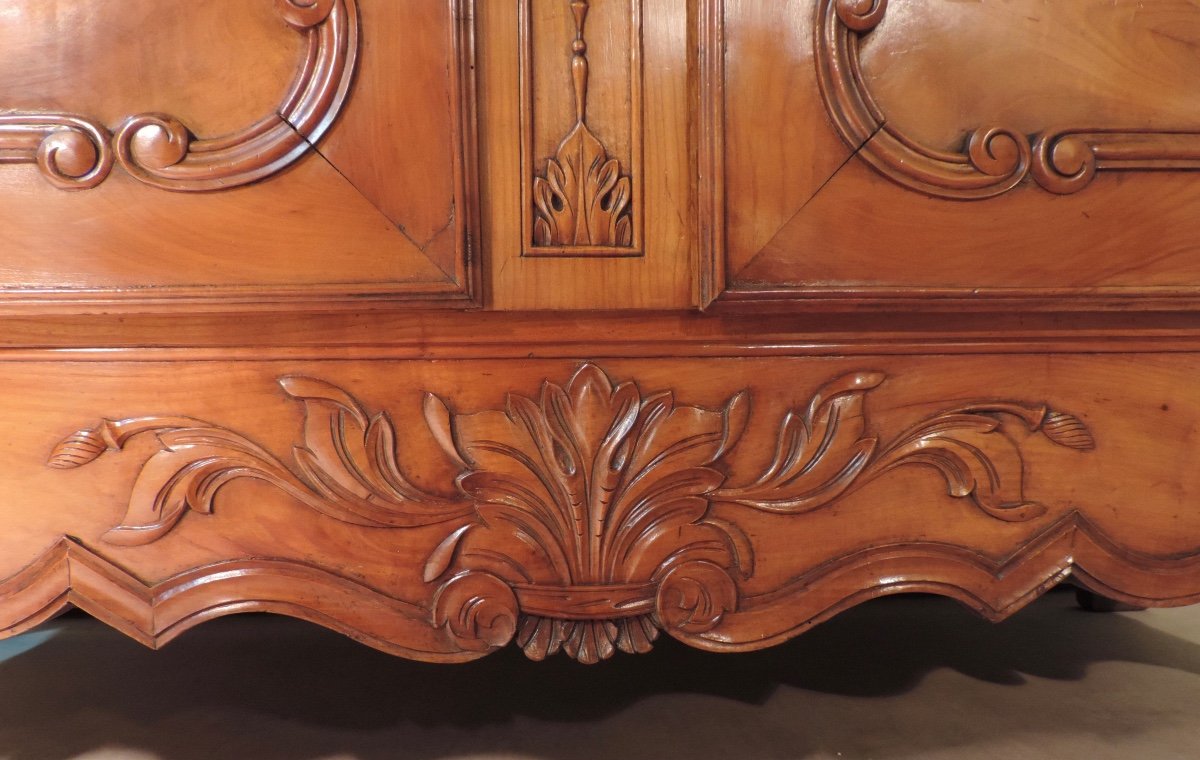 Rennes Wedding Cabinet In Cherry And Chestnut, Mid 19th Century-photo-3