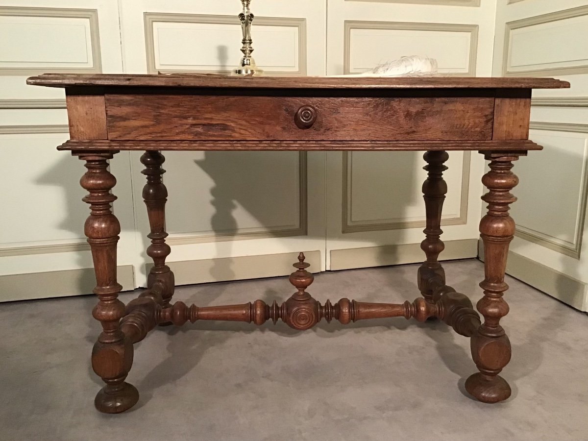 Table à écrire Normande De Style Louis XIII-photo-2