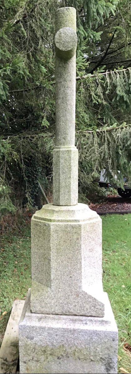 Calvary Or Cross Of The Way In Granite 19th-photo-2